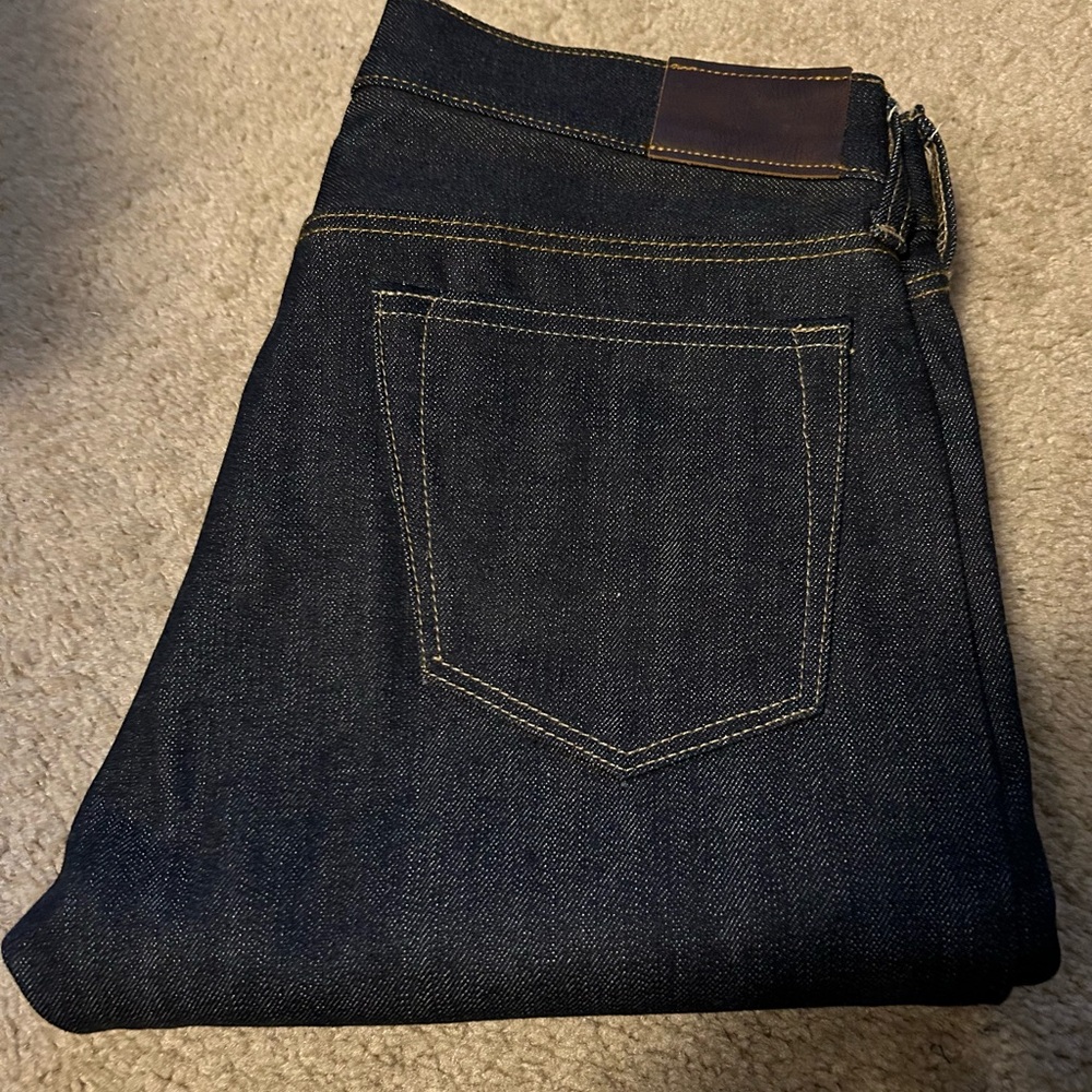 J Crew raw selvedge slim jeans 29x30